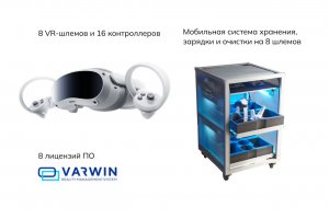 Комплект для класса виртуальной реальности Geckotouch VR08/4VW256